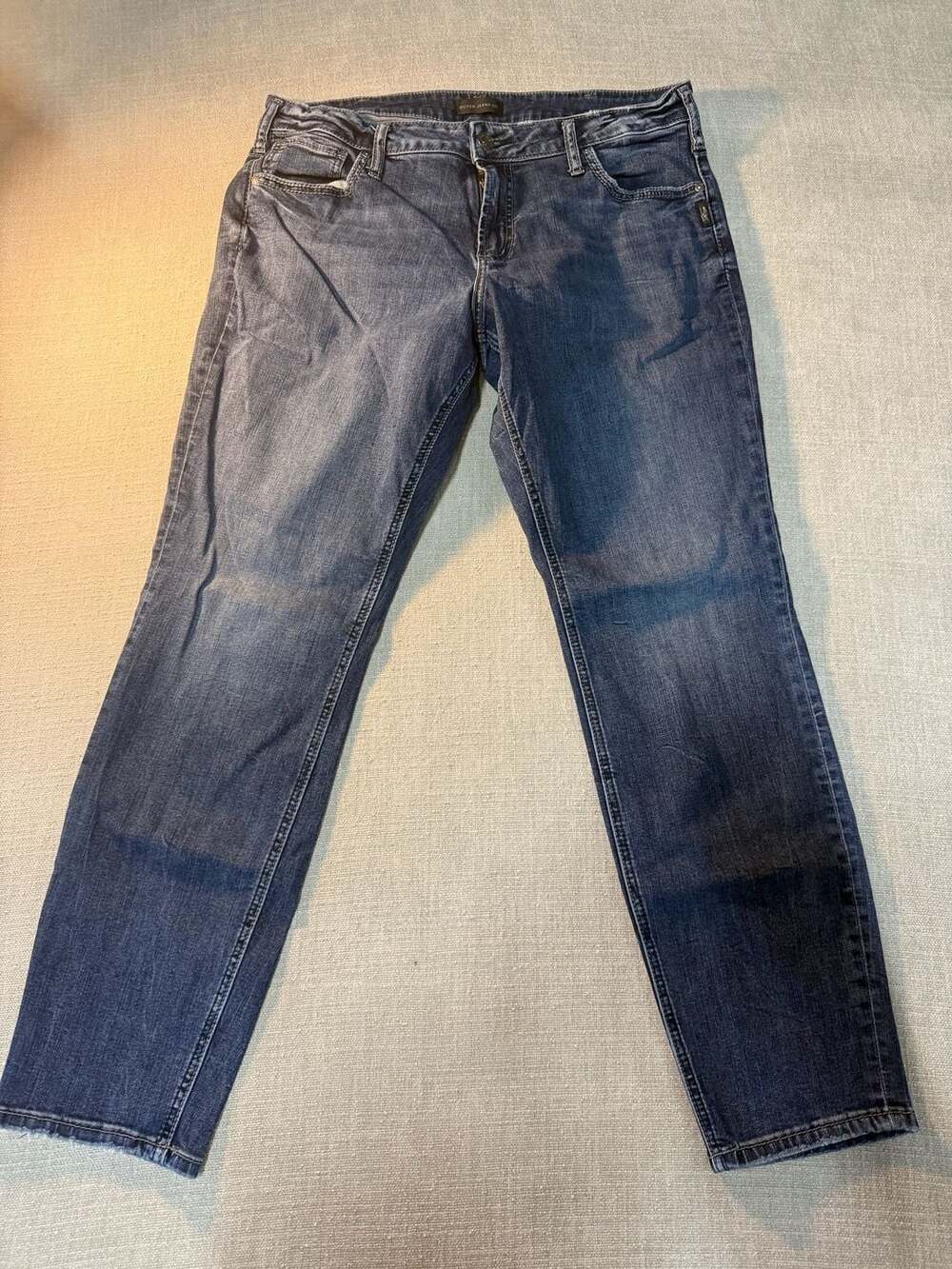 Silver Jeans Co. Women's Boyfriend Fit Denim Jeans W27101EGX485 Size 14/29